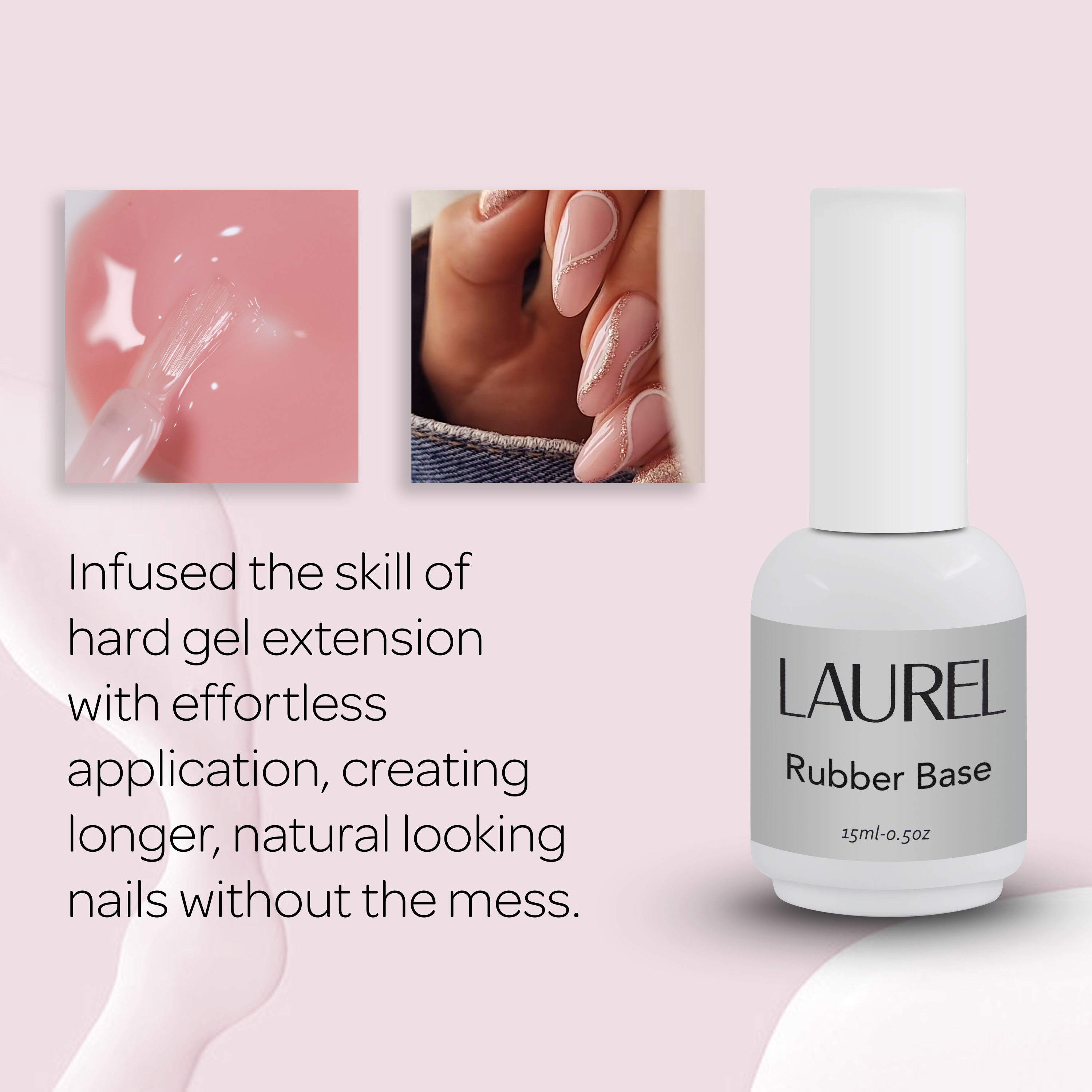 Laurel Rubber Base Strong Pink